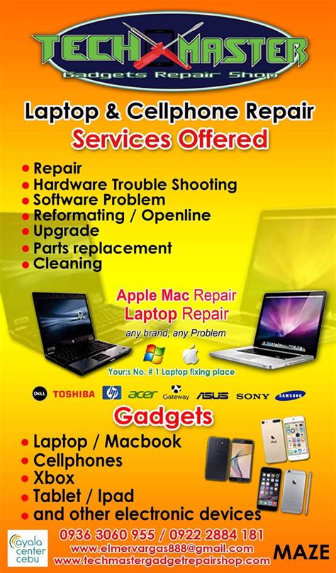 Tech Master Gadget Repair Shop .